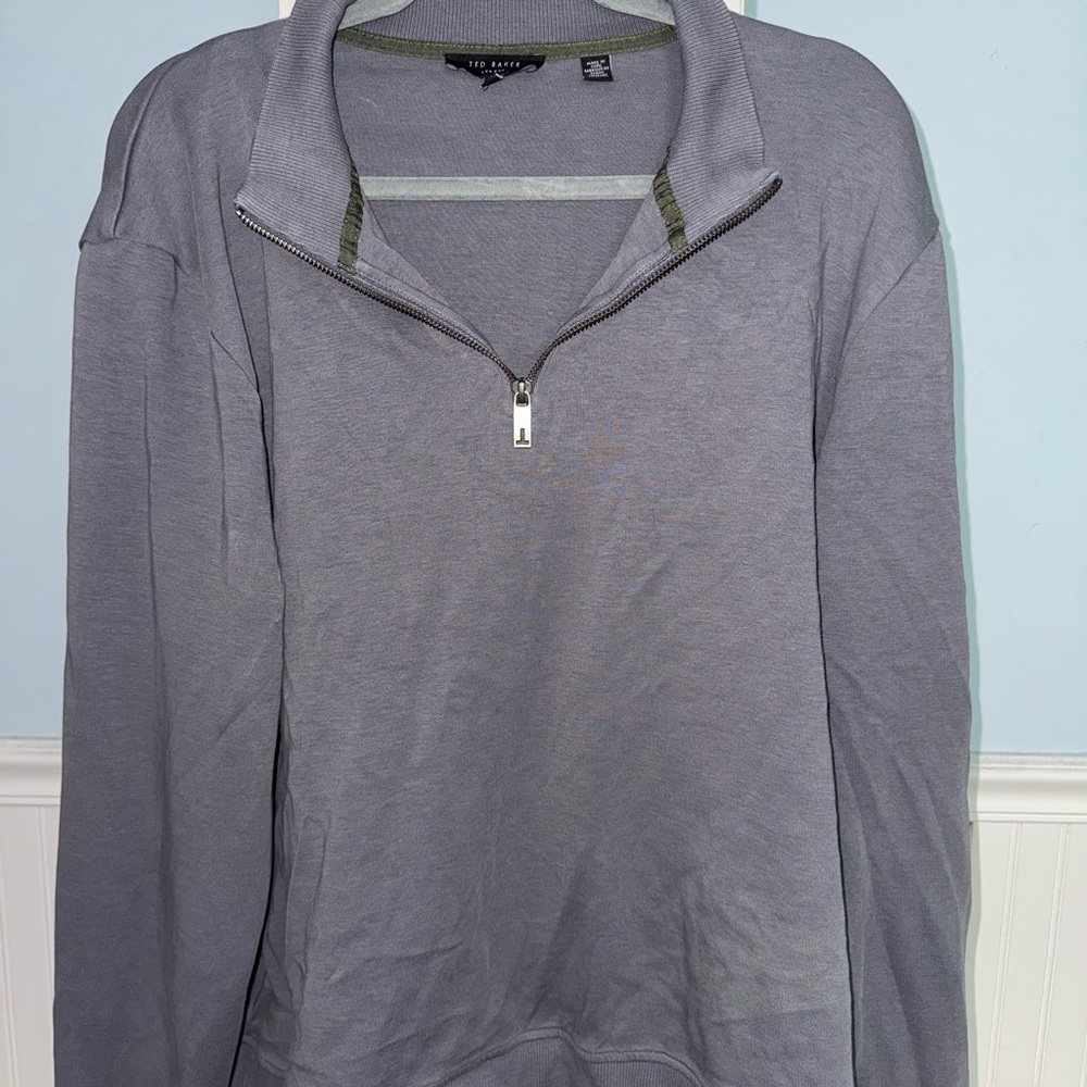 Ted Baker Gray quarter zip